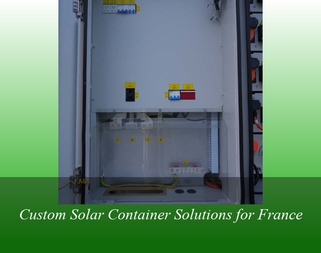 Custom Solar Container Solutions for France